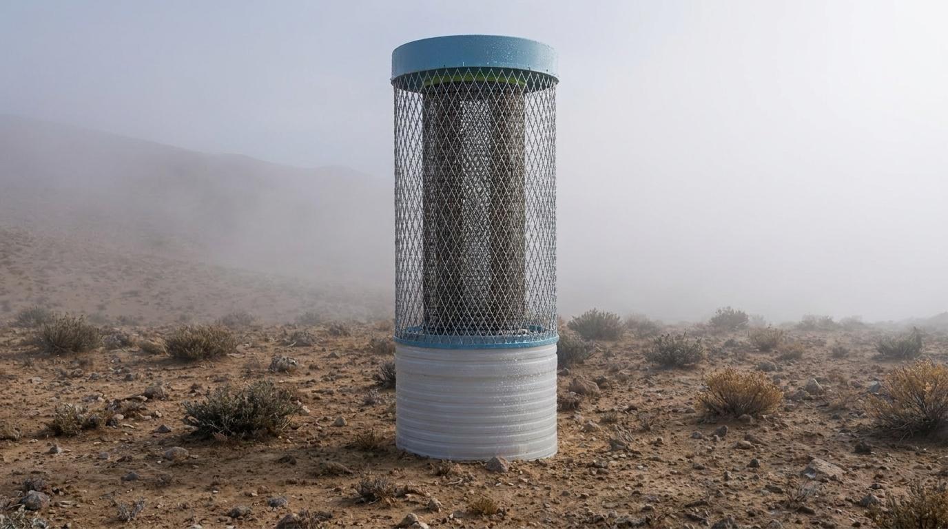 Tecnología REKO - Cosecha de agua de niebla